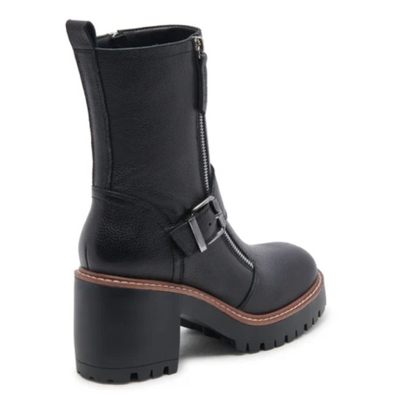 🌸BLONDO🌸 Rylyn Waterproof Bootie in Black Leather Size: 10 - Picture 4 of 14